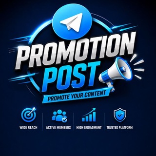 Telegram group profile photo for Promotion post