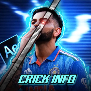 Telegram profile photo for CRICK INFO🇮🇳