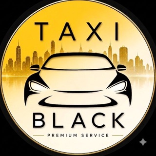 Telegram group profile photo for ⚫ BLACK TAXI ⚫ Трансфер по России🇷🇺