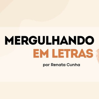 Telegram profile photo for Mergulhando em Letras | Renata Cunha