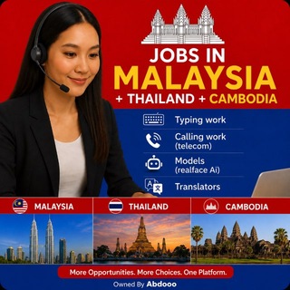 Telegram profile photo for Jobs in Malaysia/IndonesiaCambodia//Thailand/Myanmar/Laos/Vietnam USDT EXCHANGE