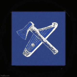 Telegram profile photo for Kirves ja Kantele/Топор и Гусли/Hatchet and Harp