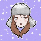 Telegram profile photo for coral grape art