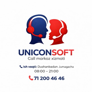Telegram group profile photo for UNICON-SOFT yagona call markazi
