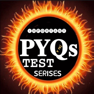 Telegram profile photo for 🥇 PYQS TEST SERIES QUIZ BOT 🎖