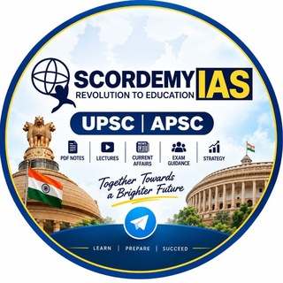 Telegram profile photo for Scordemy-IAS-UPSC/APSC