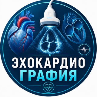 Telegram group profile photo for ЭХОКАРДИОГРАФИЯ (Medtrain Asia🇰🇿)