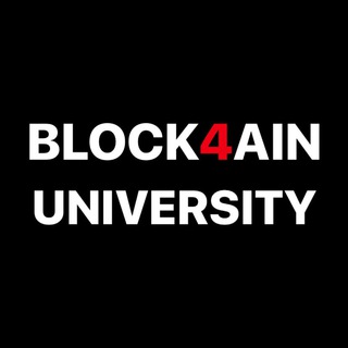 Telegram profile photo for BLOCK4AIN UNIVERSITY