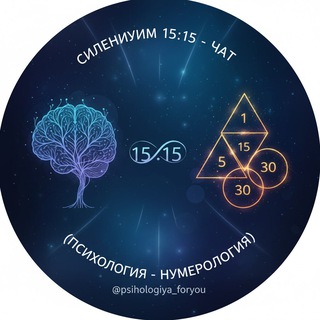 Telegram profile photo for Силениум 15:15 - Чат (Психология - Нумерология)