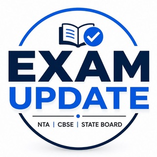 Telegram profile photo for EXAM UPDATE ( NTA / CBSE / STATE BOARD )