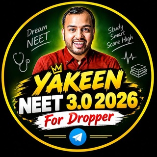 Telegram profile photo for PW Yakeen NEET 3.0 2026 Batch