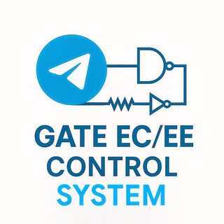 Telegram profile photo for Control System GATE EC | EE Quiz