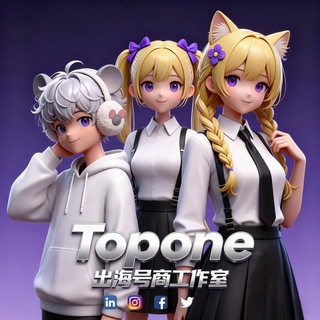 Telegram profile photo for Topone工作室 Facebook INS 推特 FB企业户批发