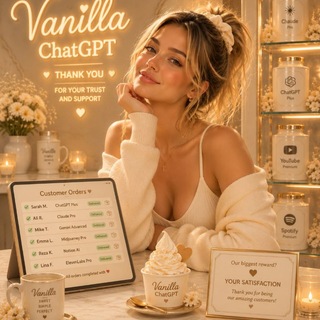 Telegram profile photo for 🧁رضایت مشتری Vanilla Ai