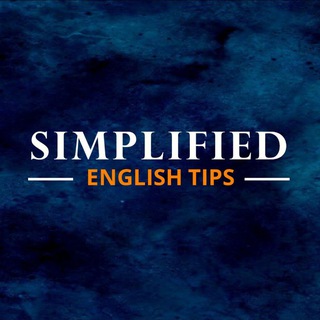 Telegram profile photo for Simplified English Tips
