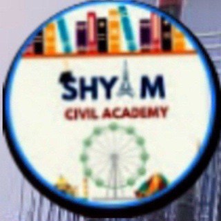 Telegram profile photo for SHYAM CIVIL ACADEMY