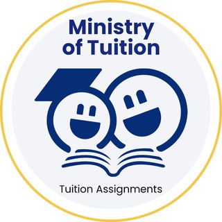 Telegram profile photo for Tuition Assignments Singapore (Ministry of Tuition)