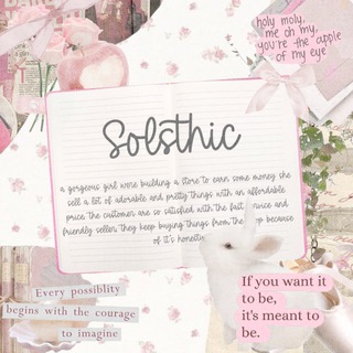 Telegram profile photo for ♡ SOLSTHIC