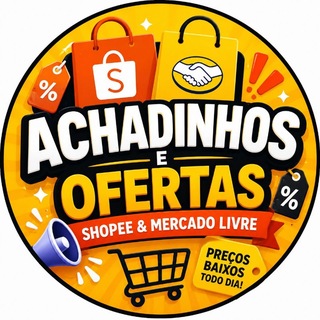 Telegram group profile photo for Achadinhos da shopee e mercado livre