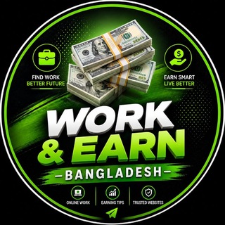 Telegram profile photo for Work & Earn Bangladesh