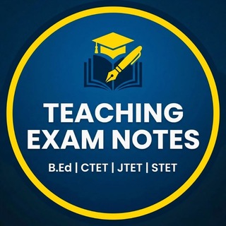 Telegram profile photo for Teaching Exam Notes