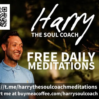 Telegram profile photo for MEDITATION (LIVE) with Harry The Soul Coach