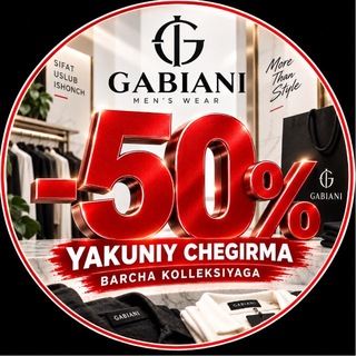 Telegram profile photo for GABIANI 𝗺𝗲𝗻'𝘀 𝘄𝗲𝗮𝗿