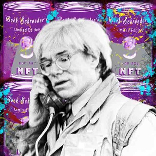 Telegram profile photo for Andy Warhol NFT