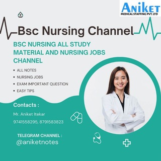 Telegram profile photo for ◉‿◉BSC NURSING NOTES◉‿◉