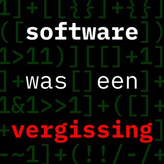 Telegram profile photo for Software was een vergissing