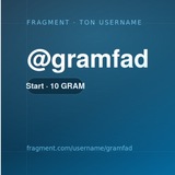 Telegram profile photo for gramfad