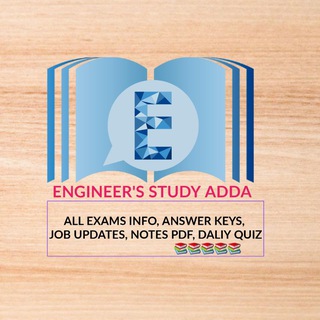 Telegram profile photo for ENGINEER'S STUDY ADDA