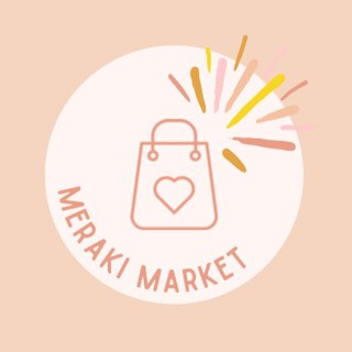 Telegram group profile photo for ☽˚⁀➷ MERAKI MARKET ♡︎