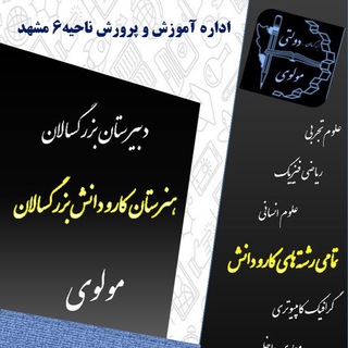 Telegram profile photo for دبیرستان مولوی