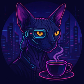 Telegram profile photo for Кофе,Кырник,Киберпанк