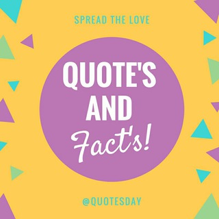 Telegram profile photo for Quote's and Fact's