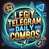 Telegram profile photo for Legit Telegram Daily Combos 🤑