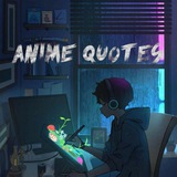 Telegram profile photo for Anime quotes