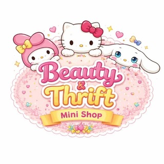 Telegram profile photo for Beauty & Thrift Mini Shop✨🛍