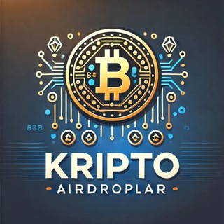 Telegram profile photo for 𝗞𝗥𝗜𝗣𝗧𝗢 I 𝗔𝗜𝗥𝗗𝗥𝗢𝗣𝗟𝗔𝗥
