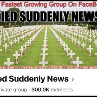 Telegram profile photo for Died Suddenly News (share this link: https://t.me/DiedSuddenlyNewsOriginal)