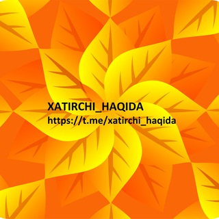 Telegram profile photo for XATIRCHI_HAQIDA