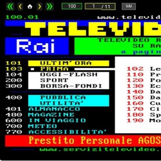 Telegram profile photo for Ultim'ora Televideo