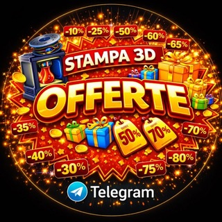 Telegram profile photo for STAMPA 3D OFFERTE