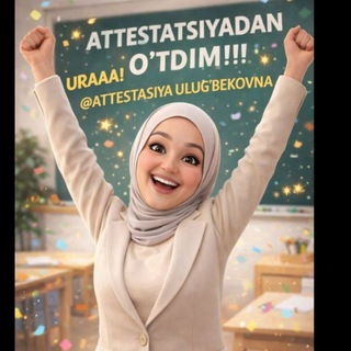 Telegram profile photo for FOTIMAXON ULUGBEKOVNA NATIJALARI