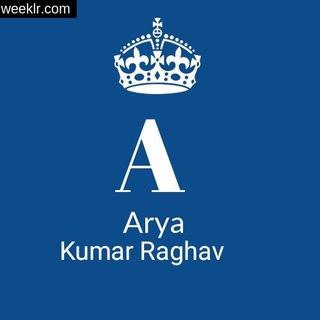 Telegram profile photo for ARYA KUMAR RAGHAV™√