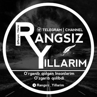 Telegram profile photo for Rangsiz yillarim