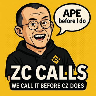 Telegram profile photo for ZC Calls Gambles BNB/SOL/ETH