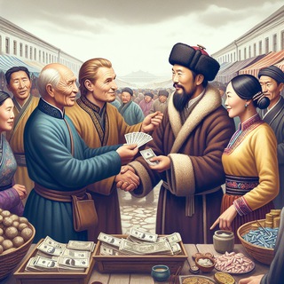 Telegram group profile photo for Обмен рублей / тугриков