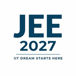 Telegram profile photo for IIT Jee Mains Notes Test Series • JEE Mains 2027 Test Series